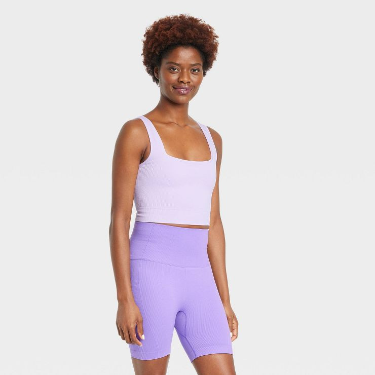 Women's Seamless Cropped Tank Top - All in Motion™ | Target