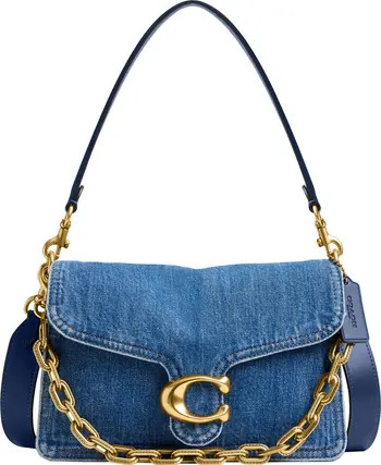 Chain Tabby Denim Shoulder Bag | Nordstrom