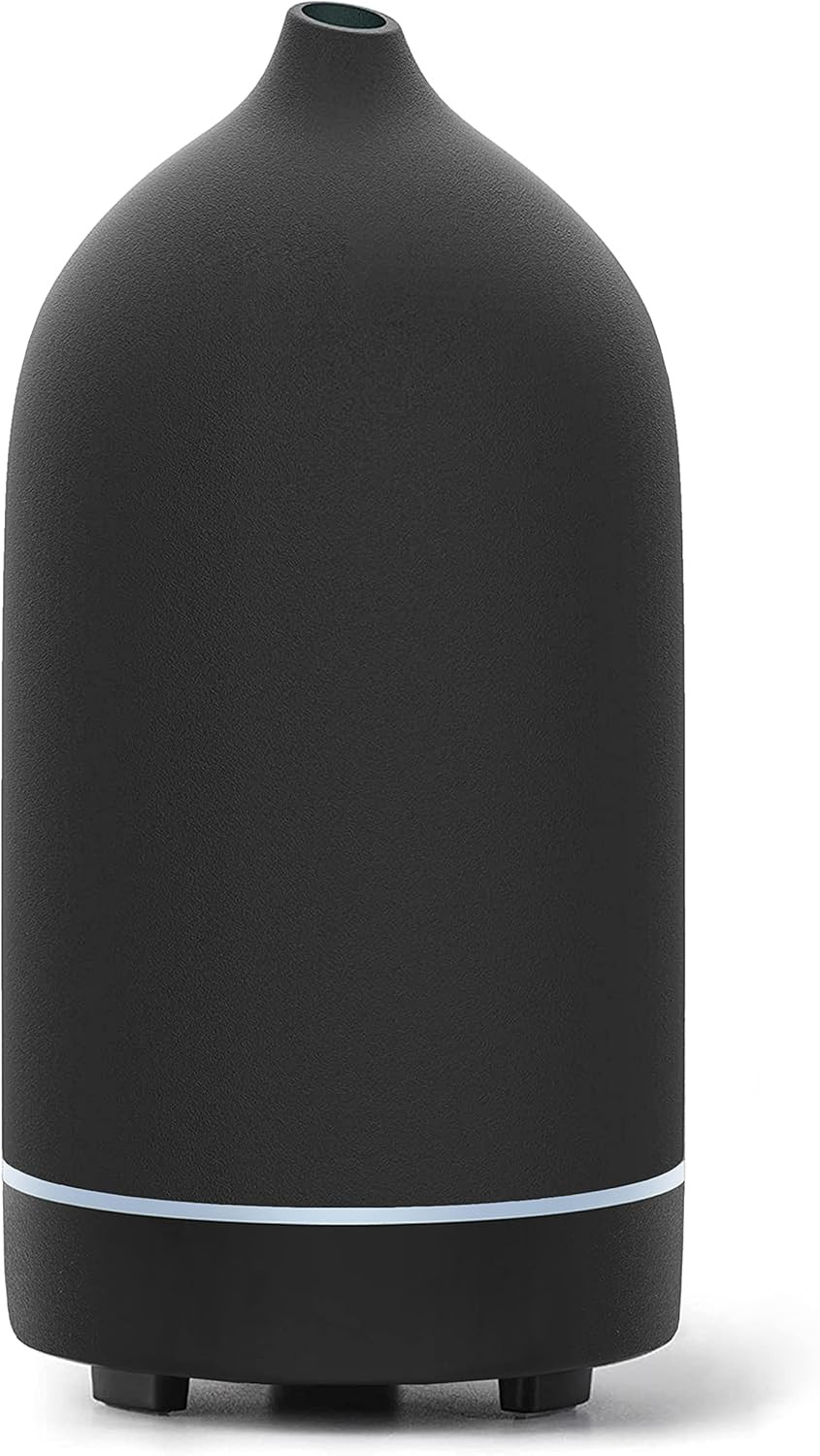 Essential Oil Diffuser,Handcrafted Ceramic Diffuser for Home,Ultrasonic Cool Mist Air Diffuser, 9... | Amazon (US)