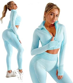 3pcs Seamless Outfit Workout Sets Gym for Women, Fitness Sports School Running Clothes Yoga Sport... | Amazon (US)