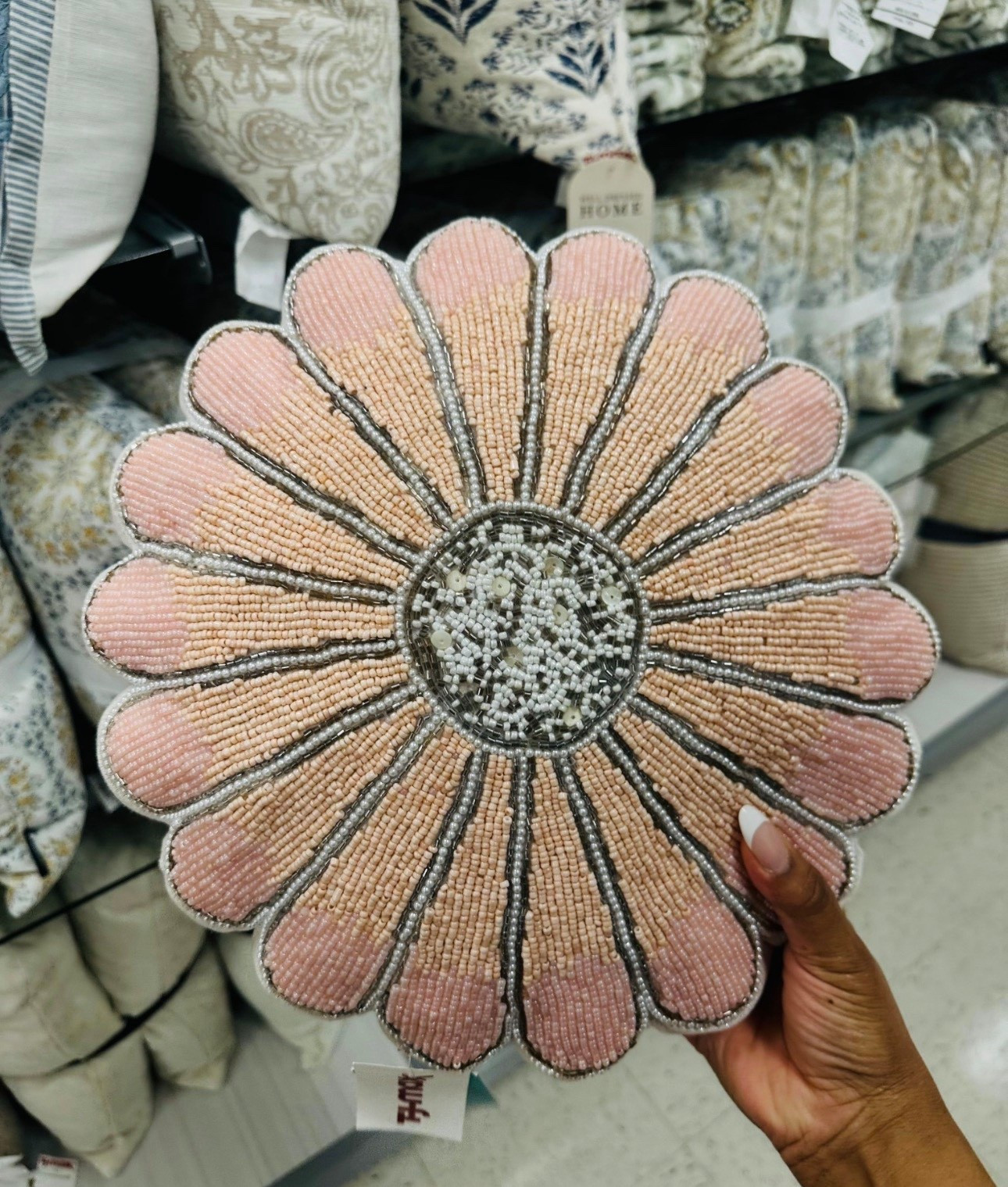 This beaded daisy pillow is an absolute showstopper for a nursery or a sunny reading nook!

#LTKHome

#LTKSaleAlert #LTKSeasonal
