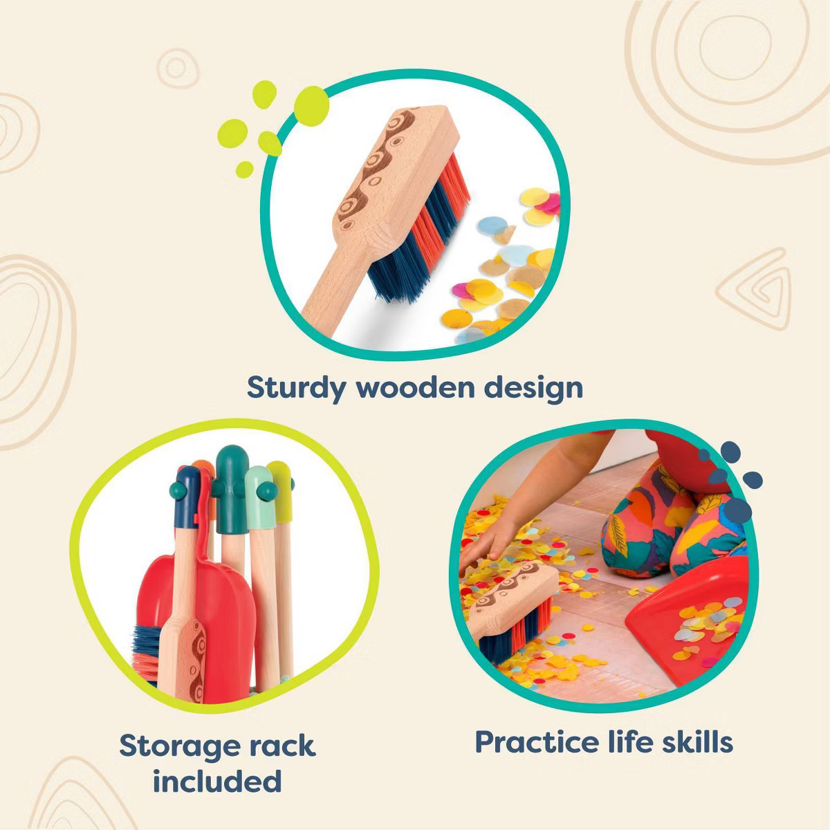 B. toys Wooden Cleaning Toys Clean 'n' Play | Target