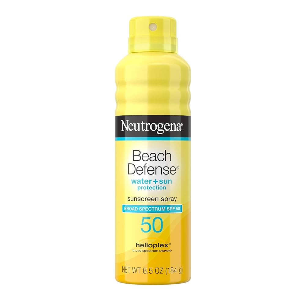 Neutrogena Beach Defense Sunscreen Spray SPF 50, Hawaii Reef Act 104 Compliant, Octinoxate & Oxyb... | Amazon (US)