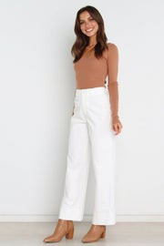 Hilary Pant - White | Petal & Pup (AU)