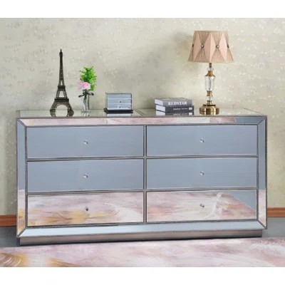 Aird Lovely 6 Drawer Double Dresser | Wayfair North America
