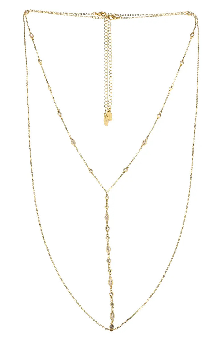 Cubic Zirconia Station Body Chain | Nordstrom