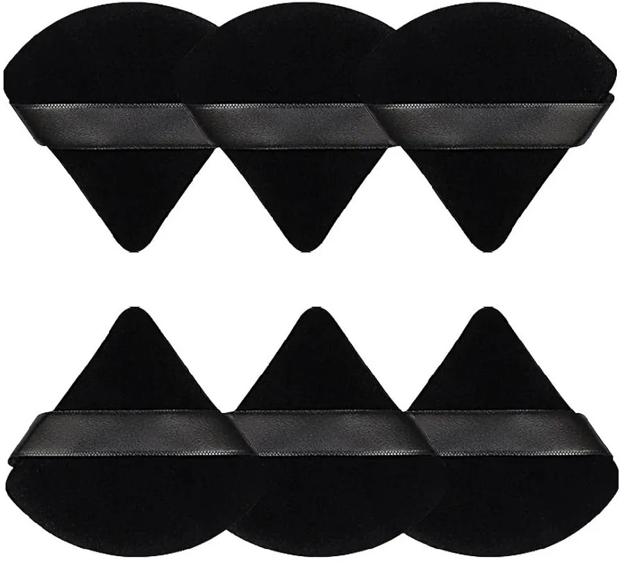 Pimoys 6 Pcs Powder Puff Face Soft Triangle Makeup Puff Velour Makeup Sponge Beauty Blender for L... | Amazon (US)