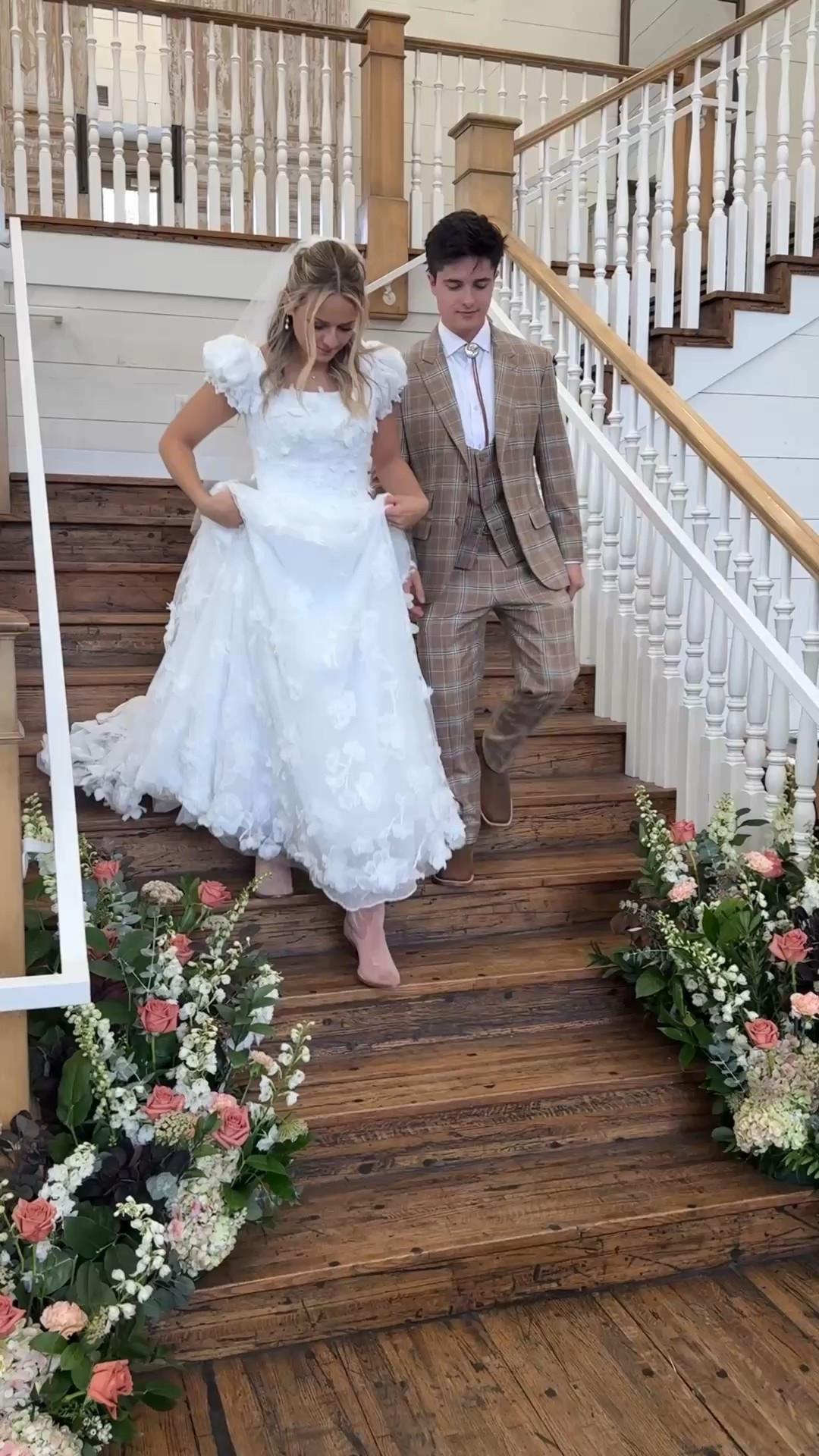 The bridesmaids and groomsmen all got a pair of boots from Boot Barn! Brock and Kesley got theirs branded with their initials. 👀

#LTKShoeCrush 

#LTKWedding