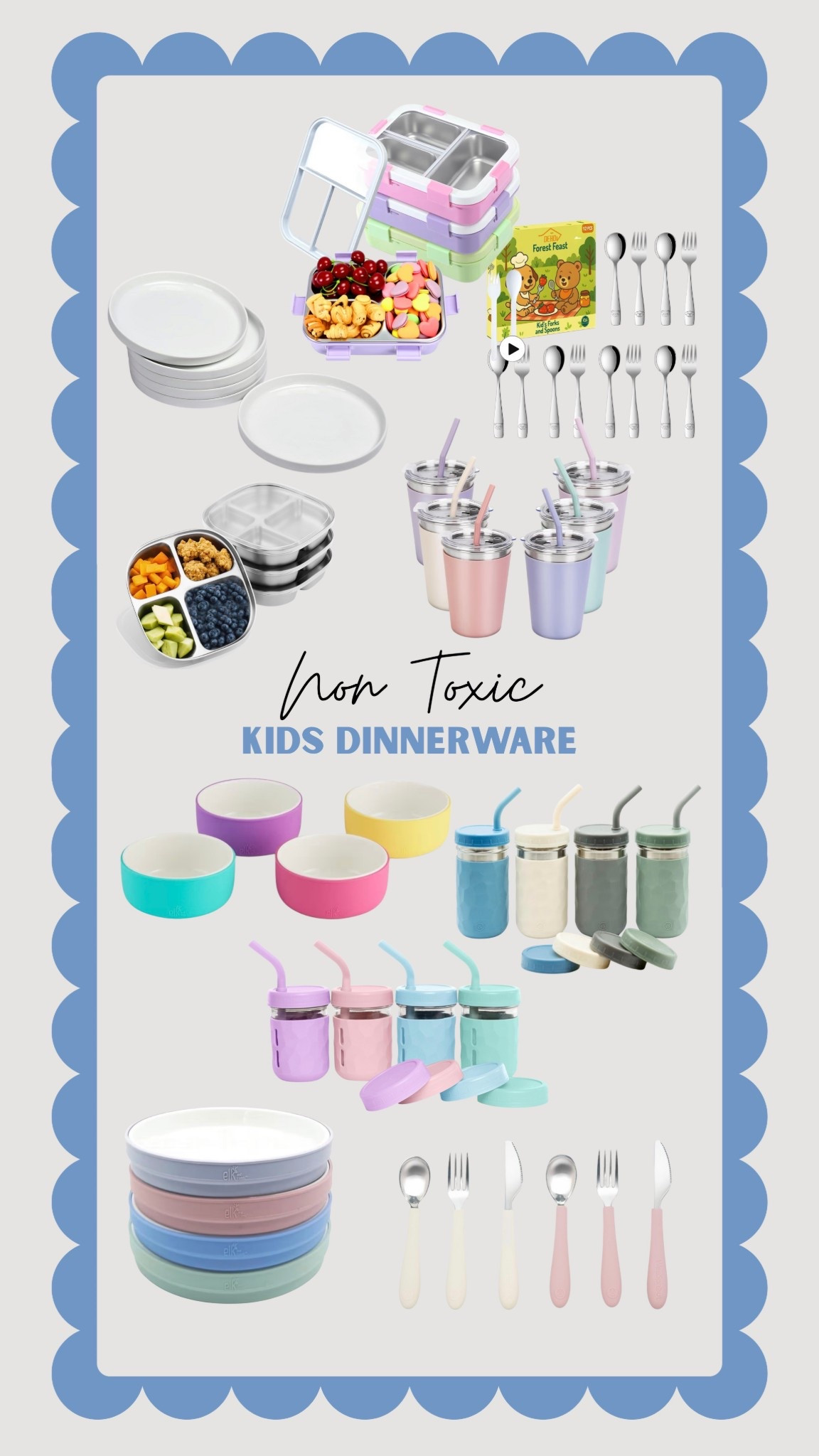 Non toxic swaps for kids dinnerware! 
•••
Amazon home | Amazon kitchen | kids dinnerware | non toxic products 

#LTKBaby #LTKHome #LTKKids