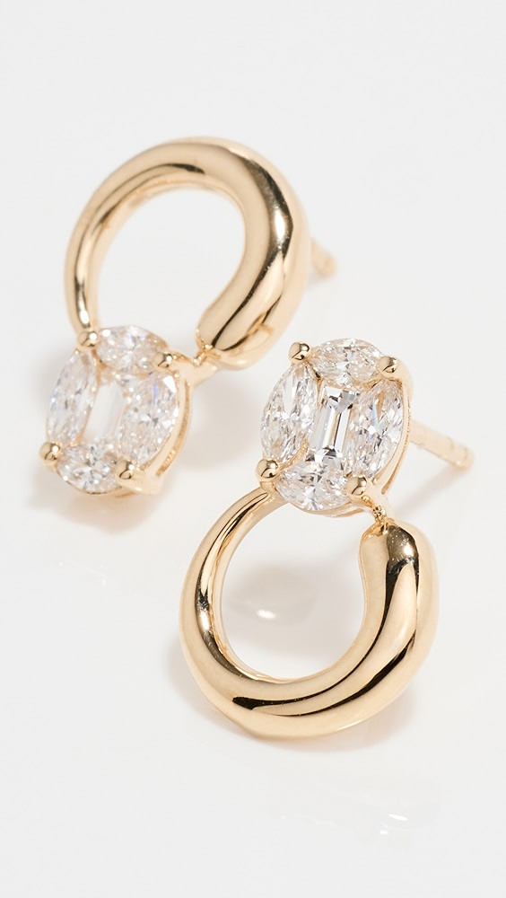 EF Collection The Iris Illusion Earrings | Shopbop | Shopbop