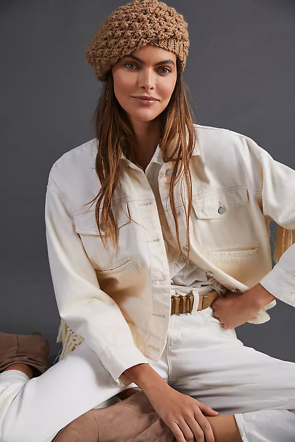 Bauble-Knit Beret By Anthropologie in Brown | Anthropologie (US)