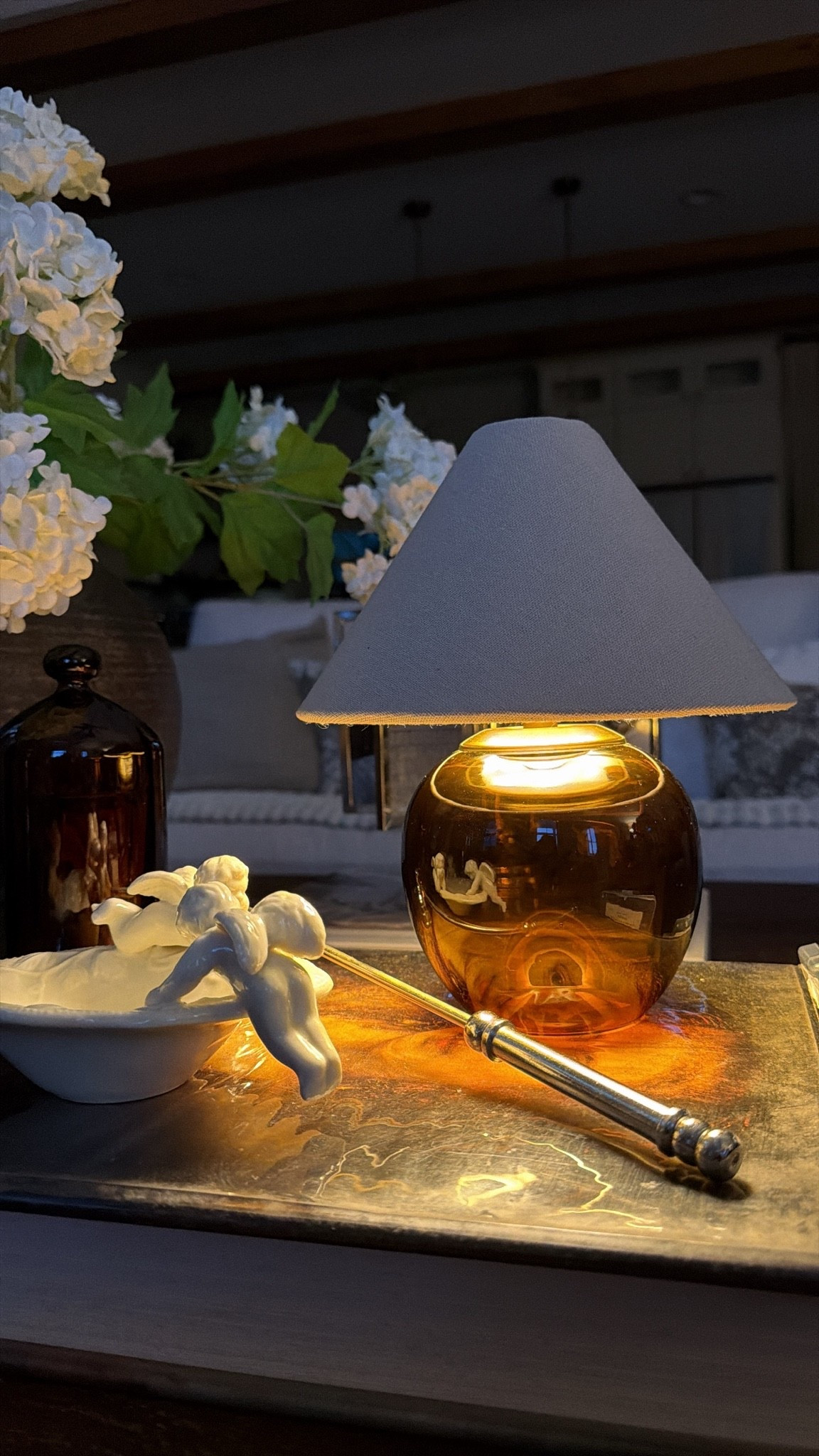 The cutest little $17 touch lamp! I have the color brown.

#LTKSeasonal #LTKHome