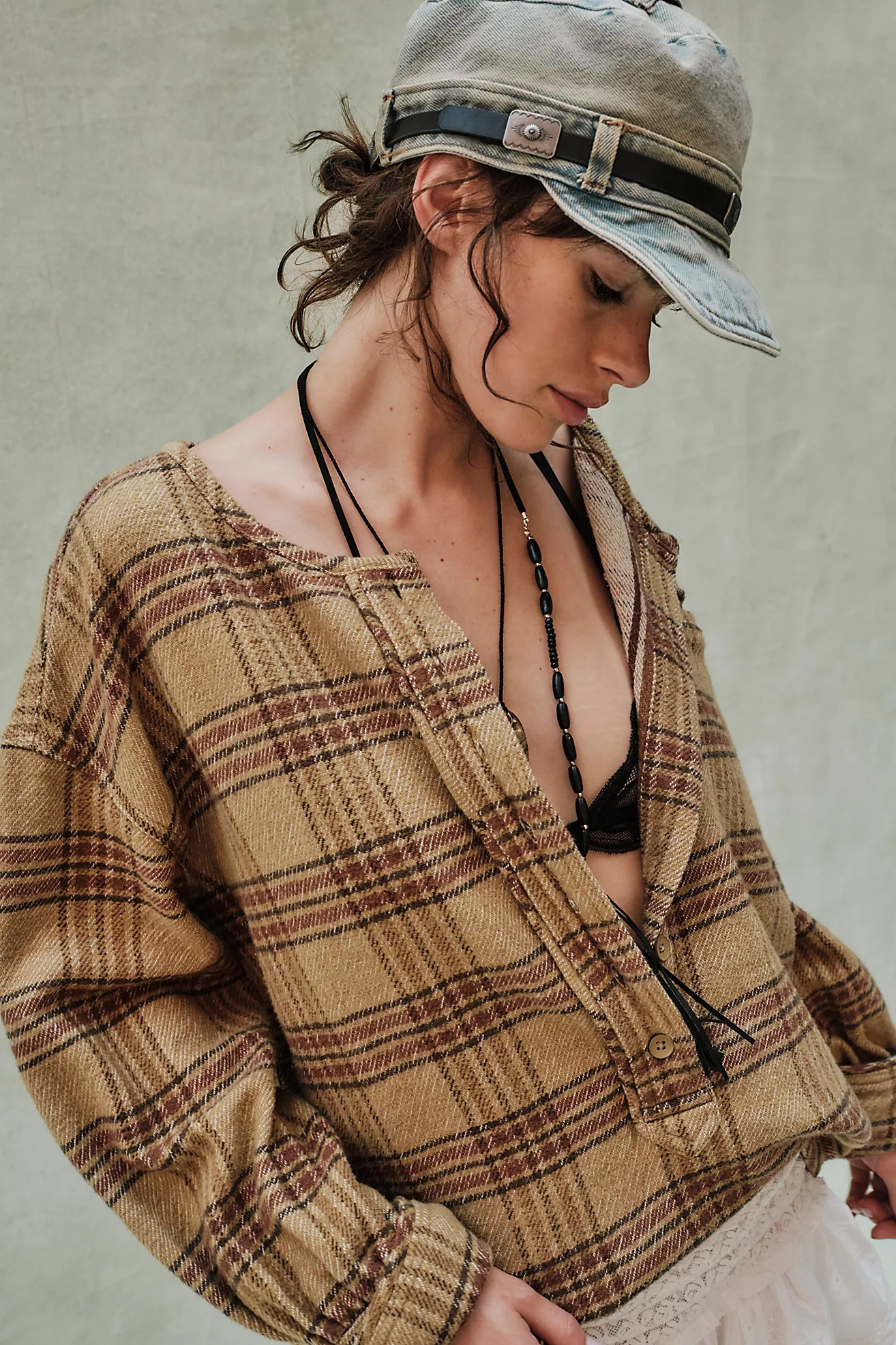 Washed Denim Cadet Hat | Free People (Global - UK&FR Excluded)