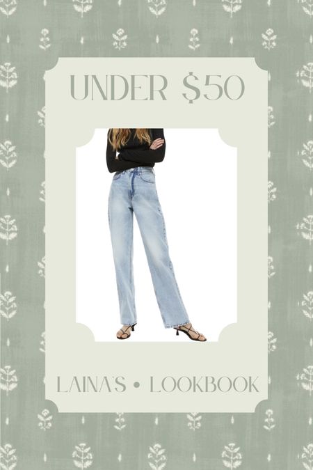 apparently this is what the kids are wearing these days 

Straight denim jeans 

#LTKunder50 #LTKSale #LTKstyletip