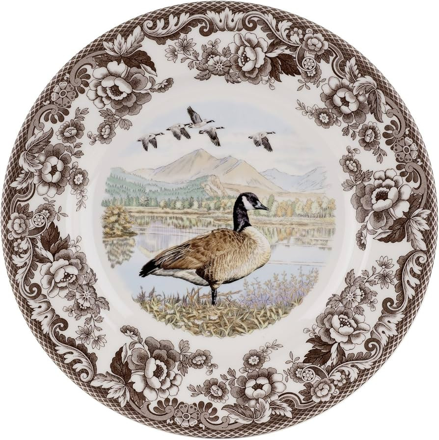 Spode Woodland Dinner Plate, Canadian Goose | 10.5 Inch | Hunting Cabin, Lodge, and Cottage Déco... | Amazon (US)