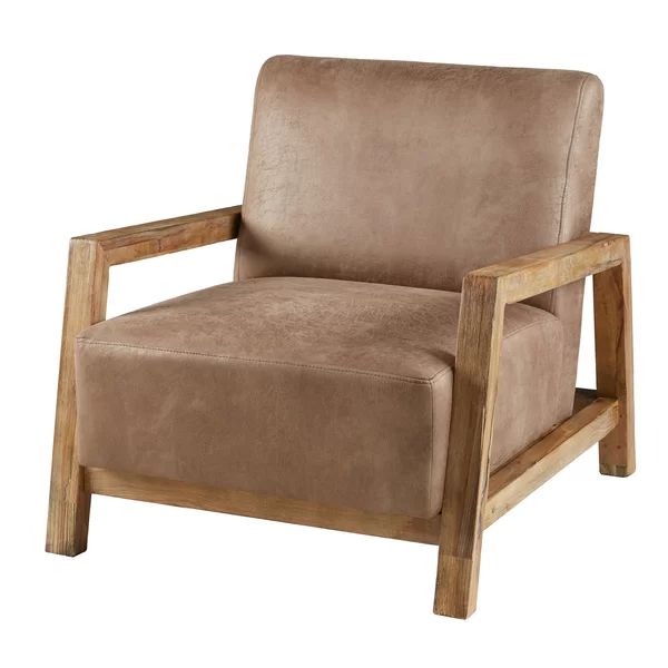 Witmer 28.5" W Faux Leather Armchair | Wayfair North America