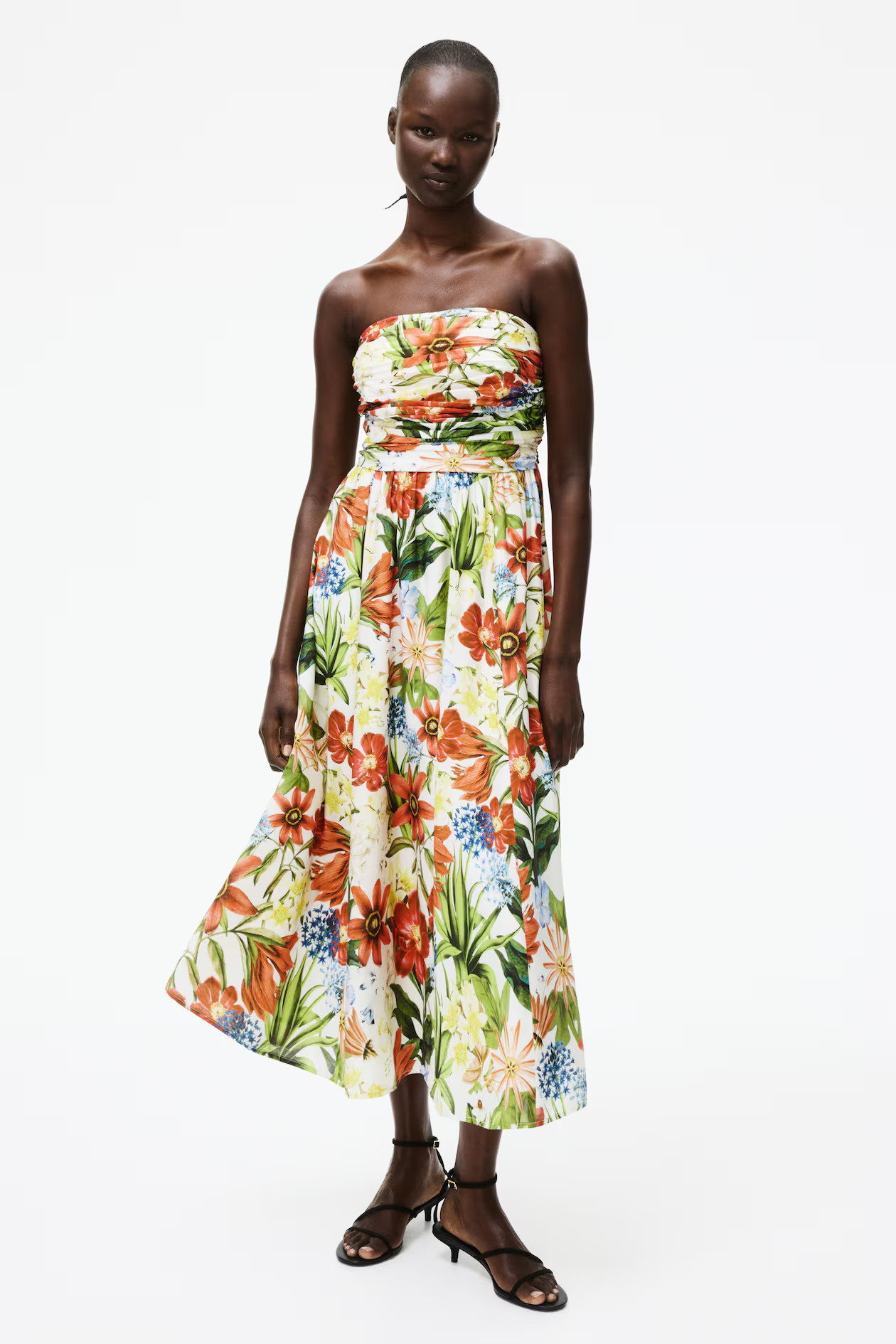 PLEATED BANDEAU DRESS | H&M (UK, MY, IN, SG, PH, TW, HK)