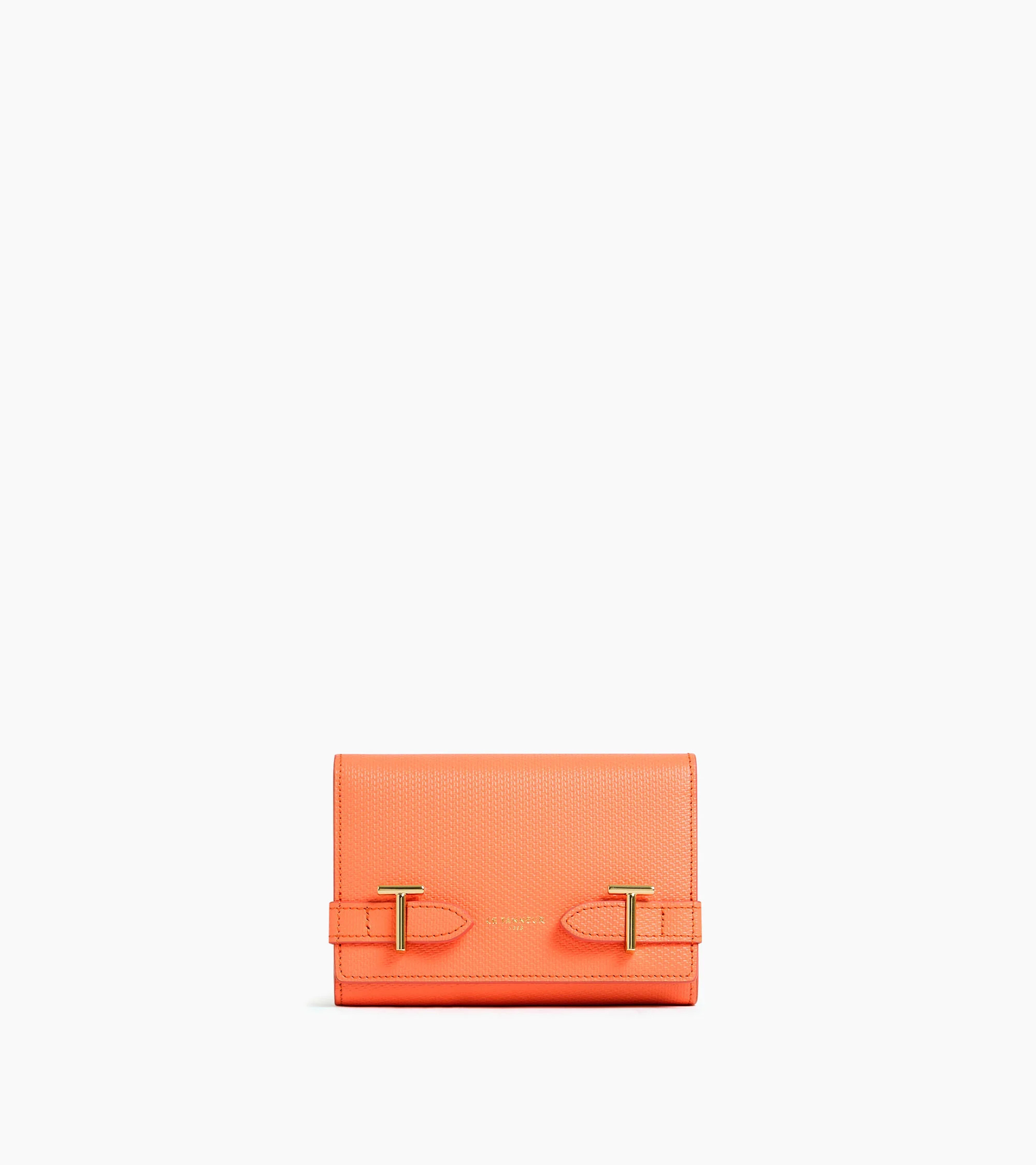 Emilie wallet in signature T leather | Le Tanneur