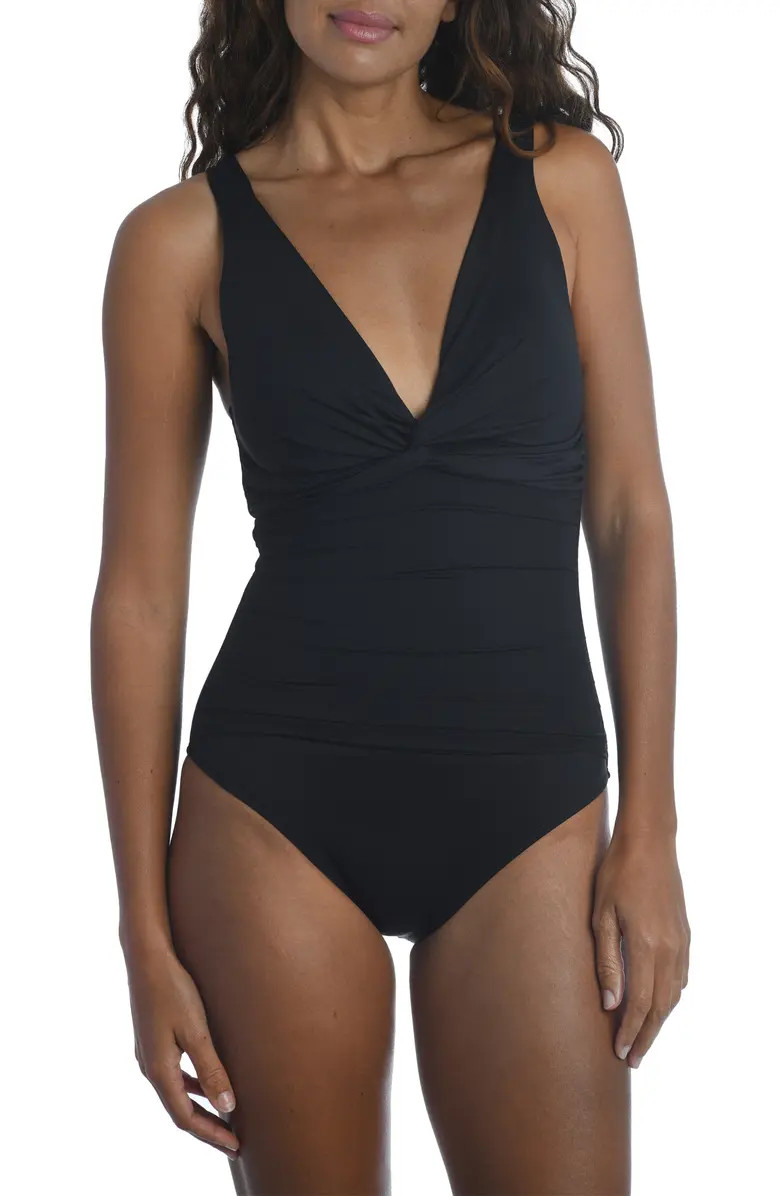 Island Goddess Twist Mio One-Piece Swimsuit | Nordstrom