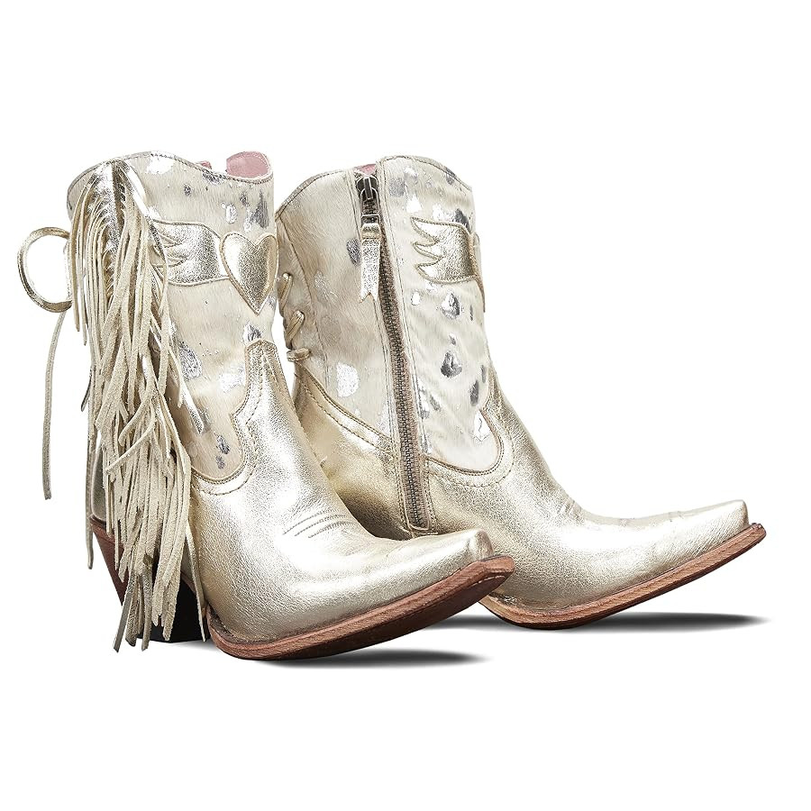 Lane Junk Gypsy Women's Spirit Animal Ombre Fringe Western Fashion Booties Snip Toe - JG0040G 8 M... | Amazon (US)