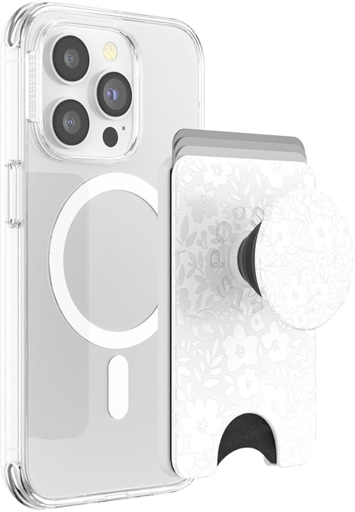PopSockets Phone Wallet with Expanding Grip and Adapter Ring for MagSafe®, Phone Card Holder, Wi... | Amazon (US)