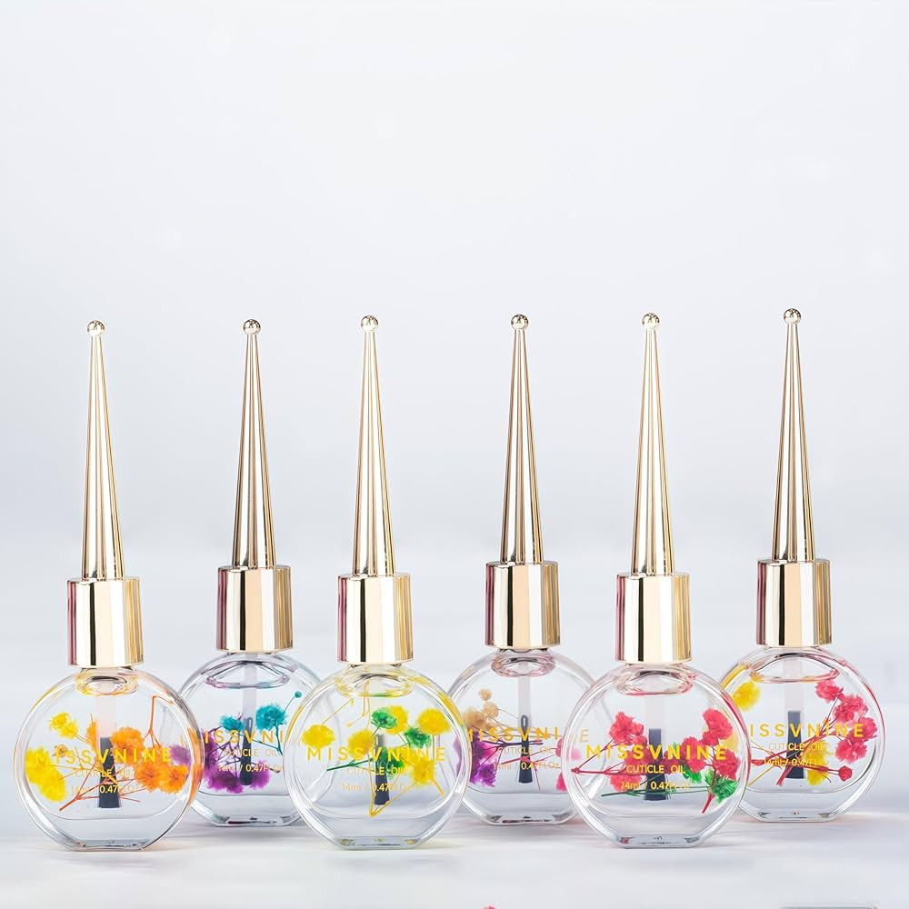 MISSVNINE Vitamin E Enriched Cuticle Oil 6 Pack - Prevent Hangnails & Strengthen Nails with Sweet... | Amazon (US)