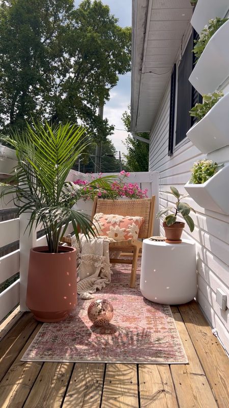 small balcony styling! 🌸
 
outdoor furniture, patio furniture, patio styling, rug, side table, planter, outdoor planter, plant pot

#LTKhome #LTKVideo #LTKSeasonal