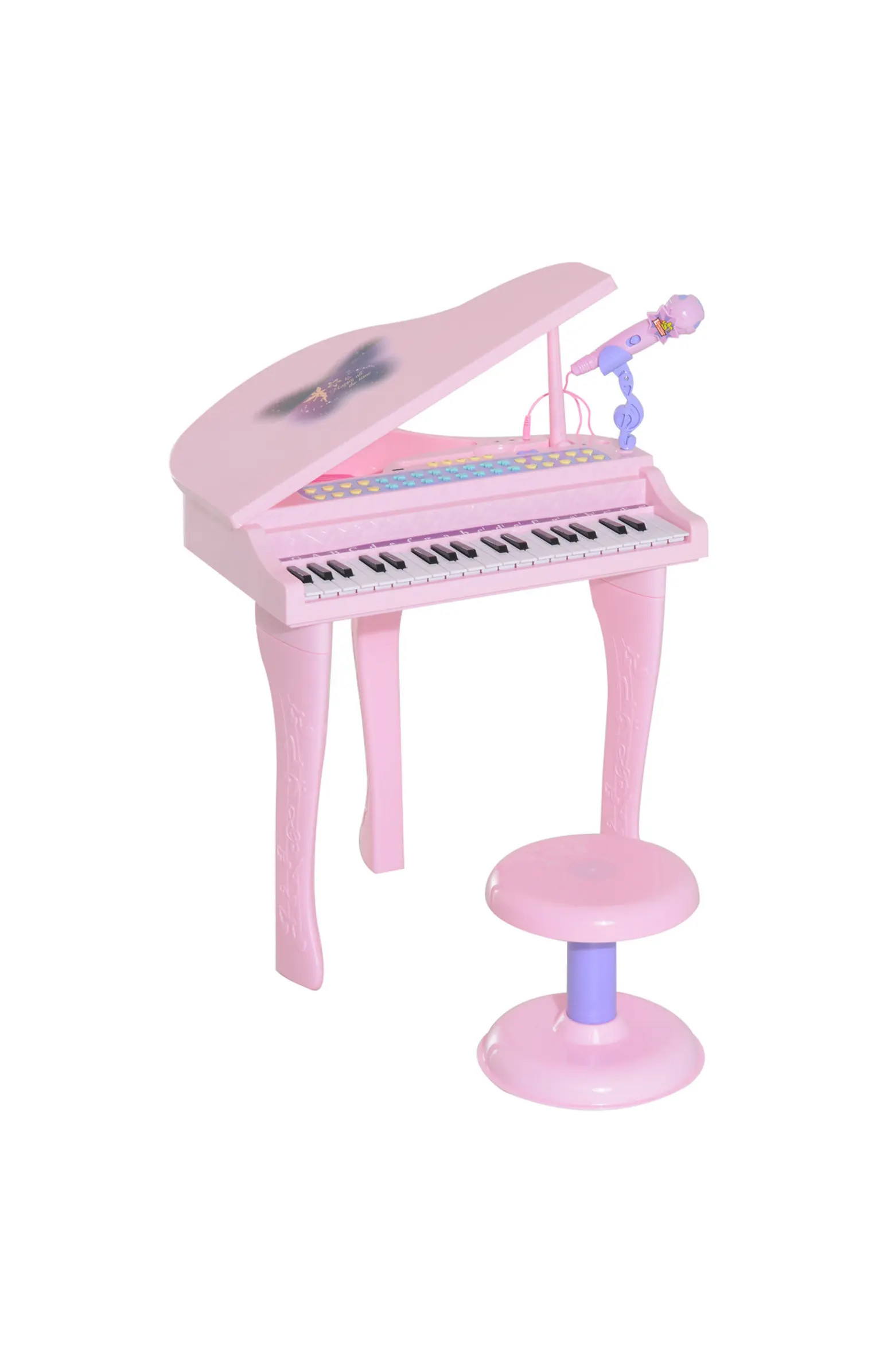 37-Key Kids Piano Keyboard with Microphone, Stool, Built-in Songs | Nordstrom