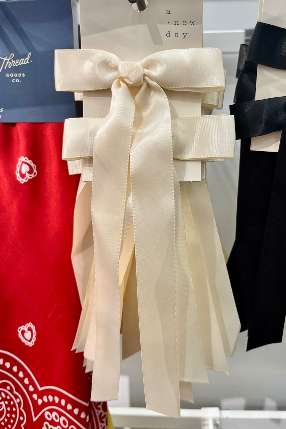 This week @Target for the bride to be - pretty satin hair bows. Also in black.

Bachelorette weekend, honeymoon packing, bridal shower, engagement photo shoot, destination wedding, beach wedding, bride gift, wedding accessories, bridal accessories.