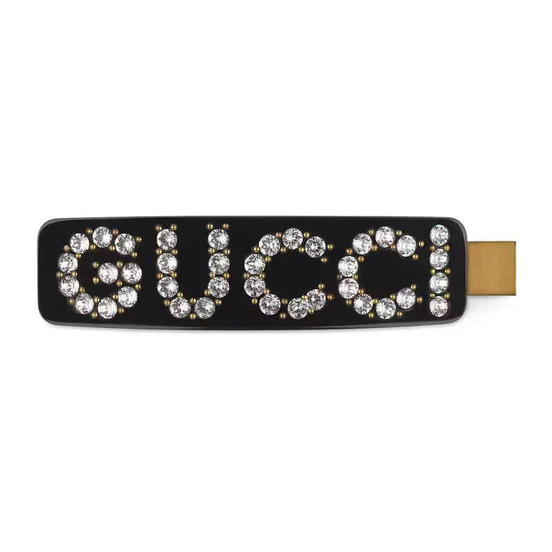 Crystal Gucci single hair clip | Gucci (US)