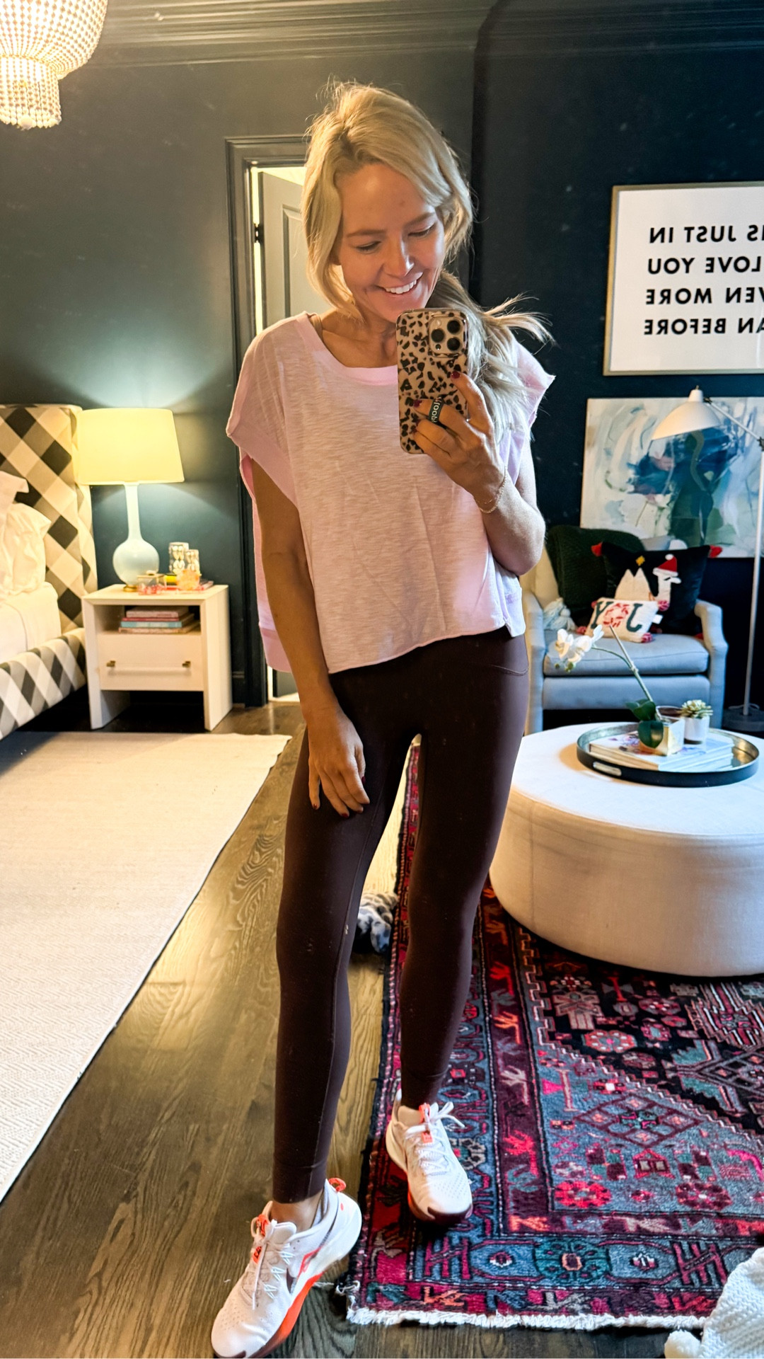 you know the drill = back to business back to the gym!! wearing XS in tee and leggings, size 6 in bra • 

#LTKActive #LTKmorningroutine #LTKfitnessgoals