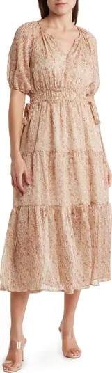 Floral Print Tiered Ruffle Dress | Nordstrom