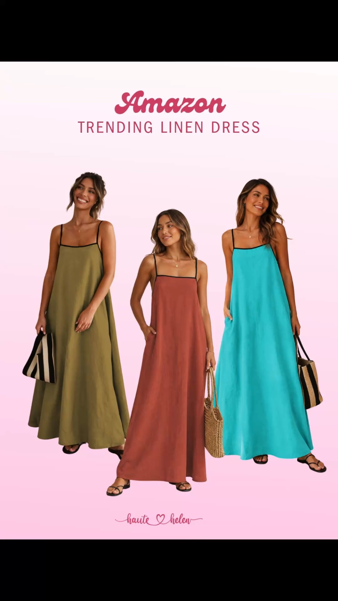 Trending for a reason. This dress is giving effortless, elevated summer style, and the quality is so good.✨

The fabric has that beautiful, easy drape that makes it look polished without trying too hard. 💖

#summer #linen #affordable

#LTKootd #LTKOver40 #LTKTravel