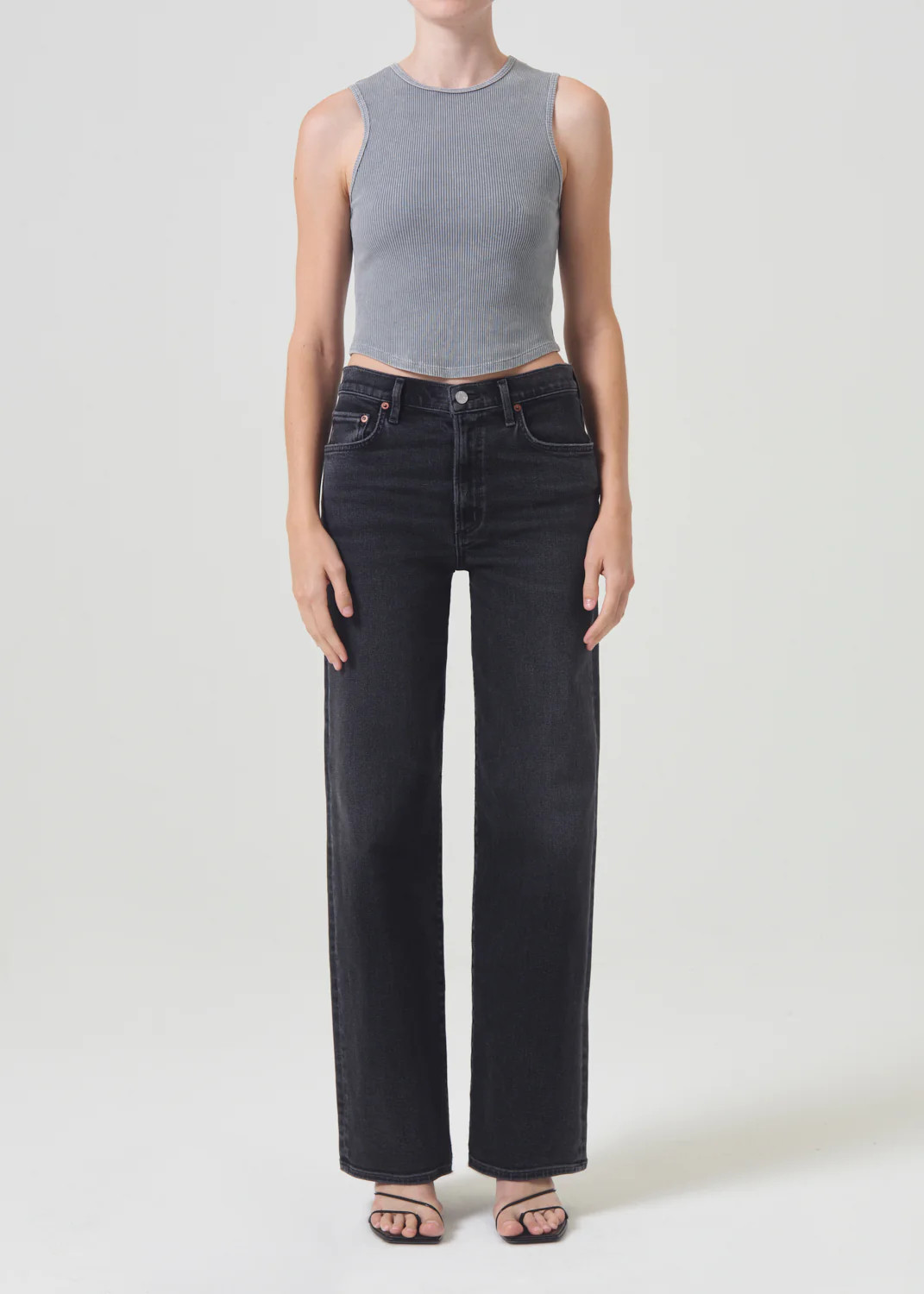 Harper Straight Jean (Stretch) in Hush | AGOLDE