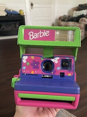 Vintage Barbie Polaroid Instant One Step 600 Camera With Strap Untested AS IS  | eBay | eBay US