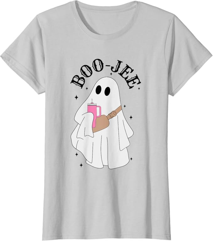 Spooky Season Cute Ghost Halloween Costume Boujee Boo-Jee T-Shirt | Amazon (US)