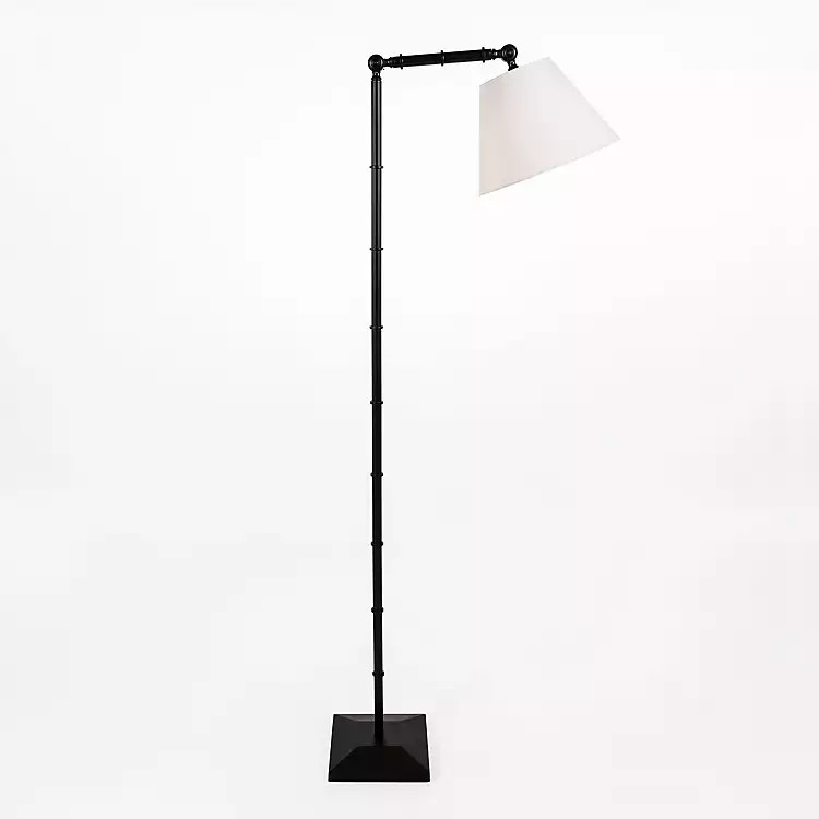 Chloe Black Grooved Floor Lamp | Kirkland's Home