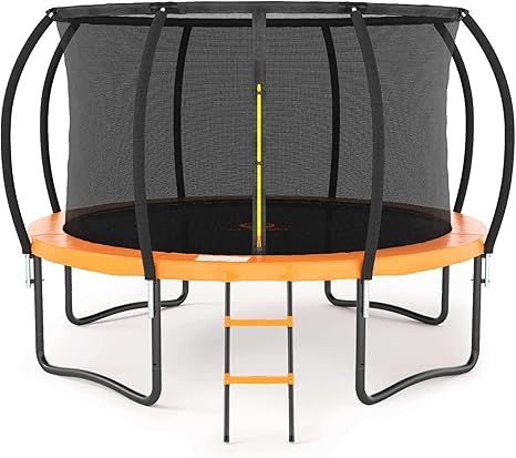 JUMPZYLLA Trampoline 8FT 10FT 12FT 14FT Trampoline with Enclosure - Recreational Trampolines with... | Amazon (US)