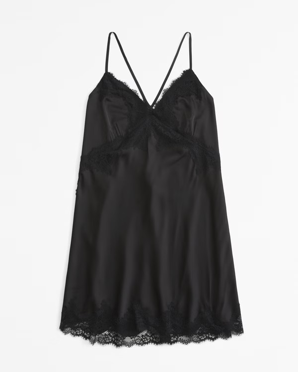 Women's Lace and Satin Cami | Women's Intimates & Sleepwear | Abercrombie.com | Abercrombie & Fitch (US)