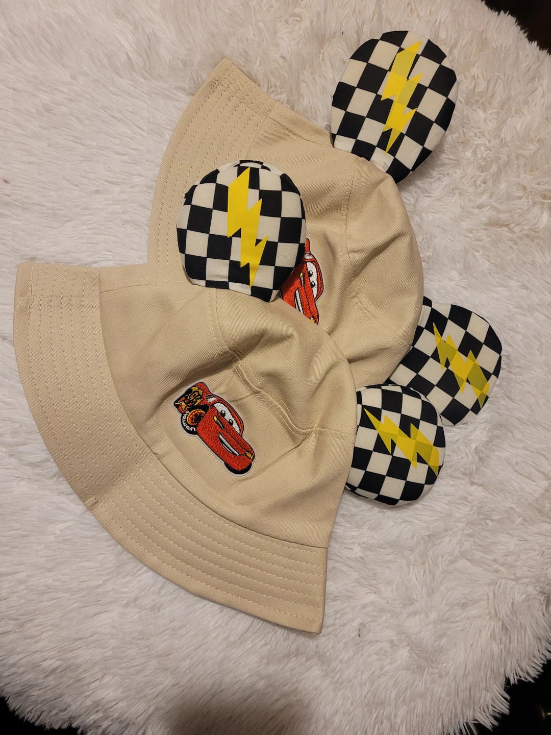 Lighting Mcqueen Adult Bucket Hats - Etsy | Etsy (US)