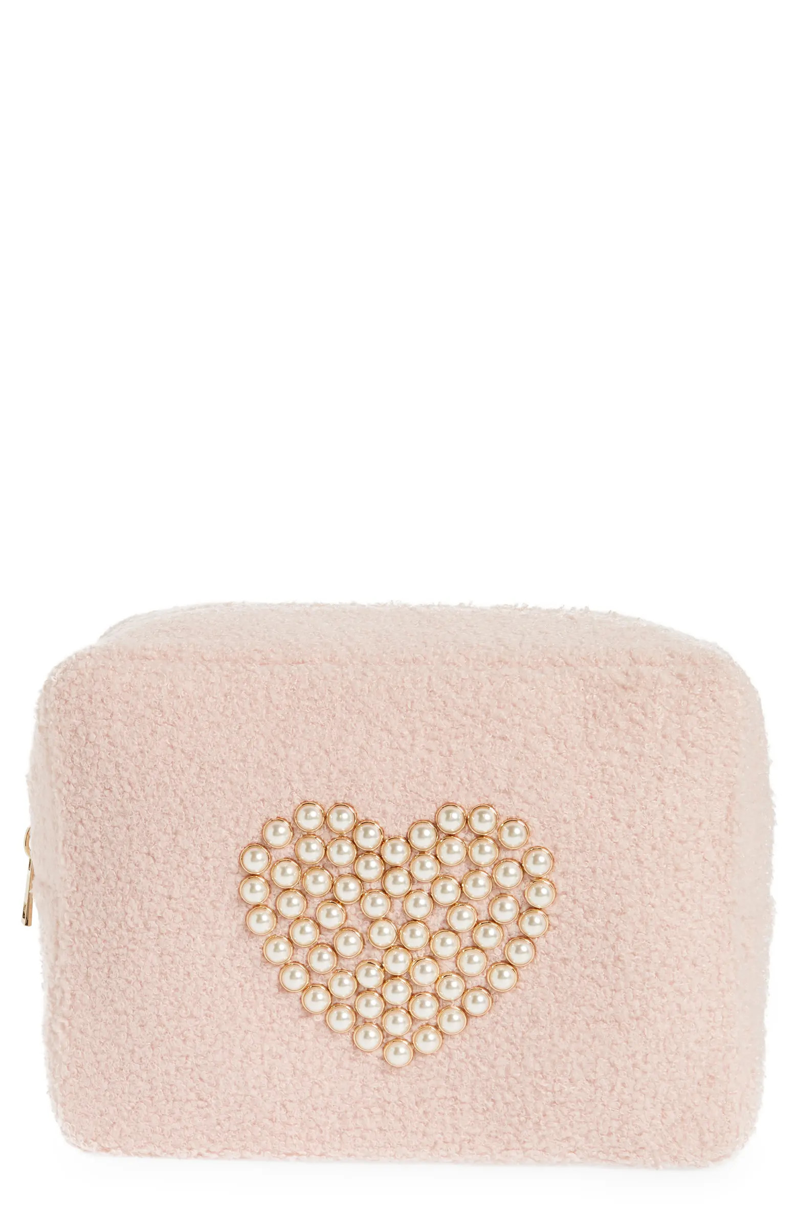 btb Los Angeles Heart Teddy Cosmetics Case | Nordstrom | Nordstrom