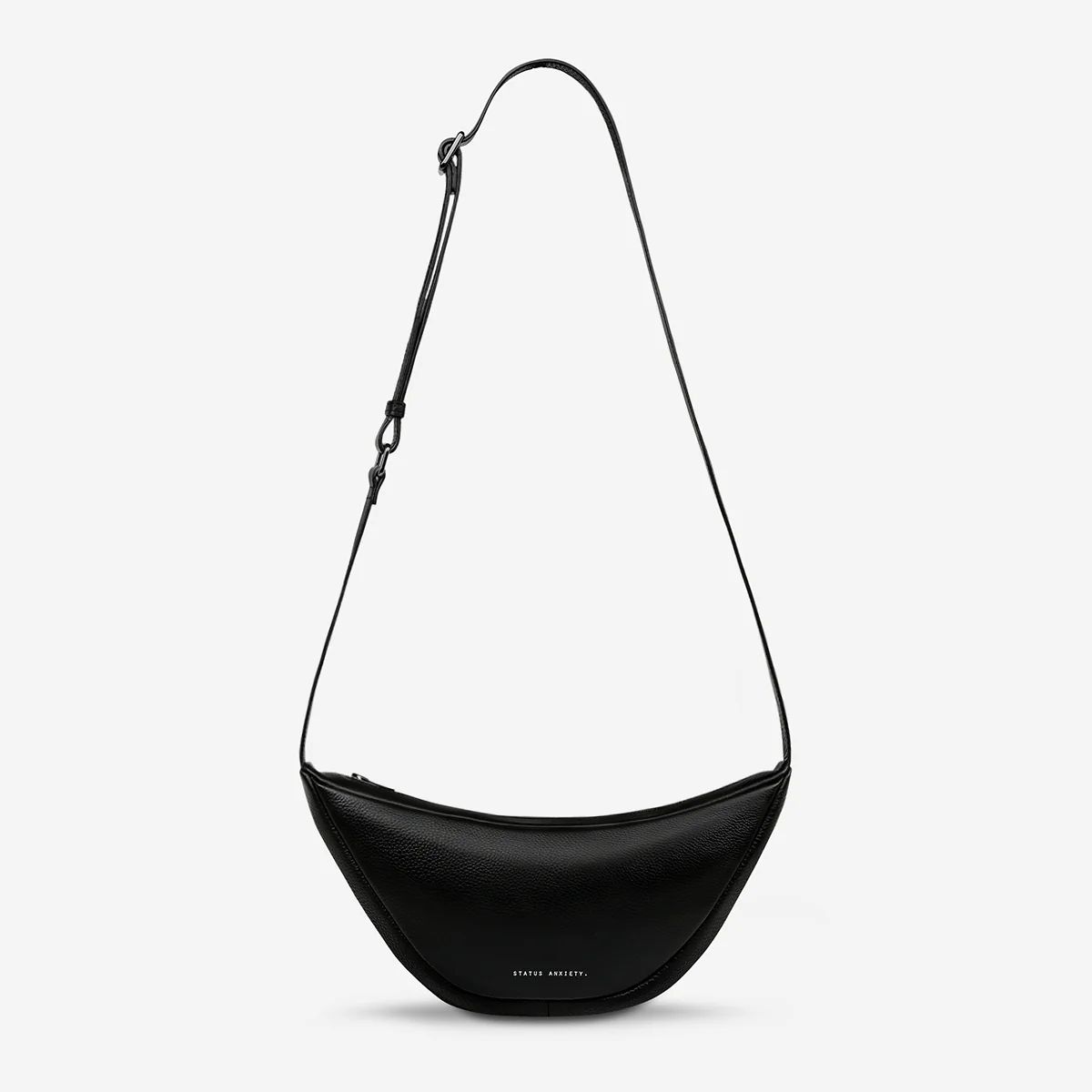 Glued To You Women's Black Leather Crossbody Bag | Status Anxiety® | Status Anxiety 