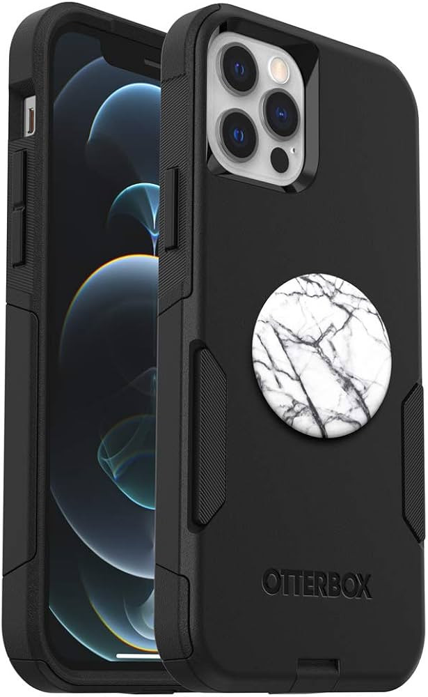 Bundle: OtterBox COMMUTER SERIES Case for iPhone 12 & iPhone 12 Pro - (BLACK) + PopSockets PopGri... | Amazon (US)