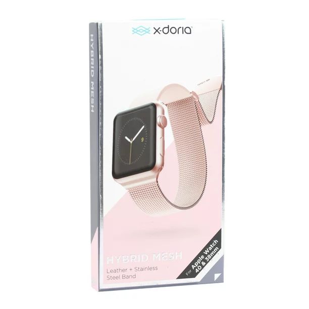 X-Doria Hybrid Mesh Band for 38mm Apple Watch - Rose/Pink | Walmart (US)