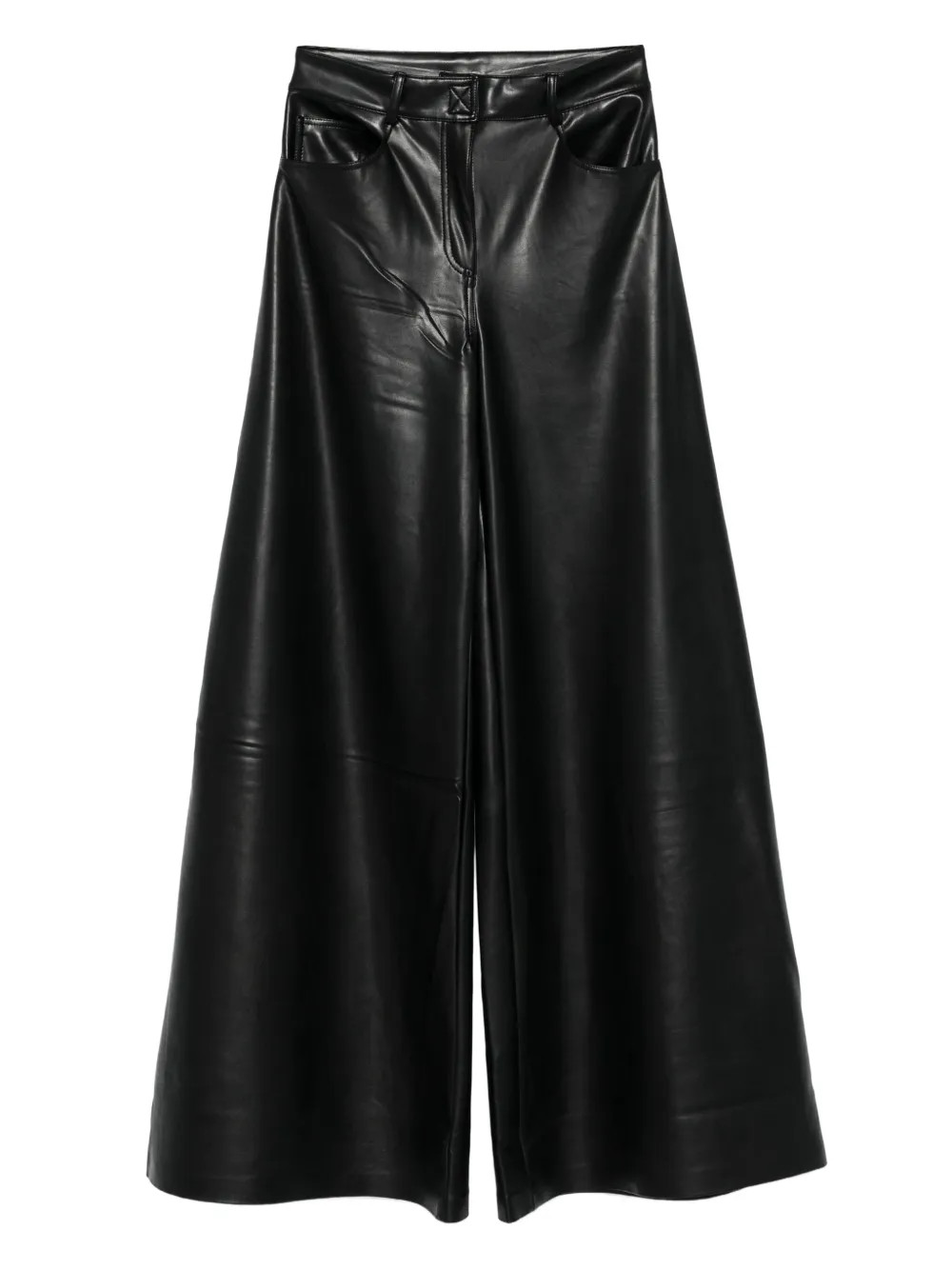 Norma Kamali wide-leg Trousers | Black | FARFETCH | Farfetch Global