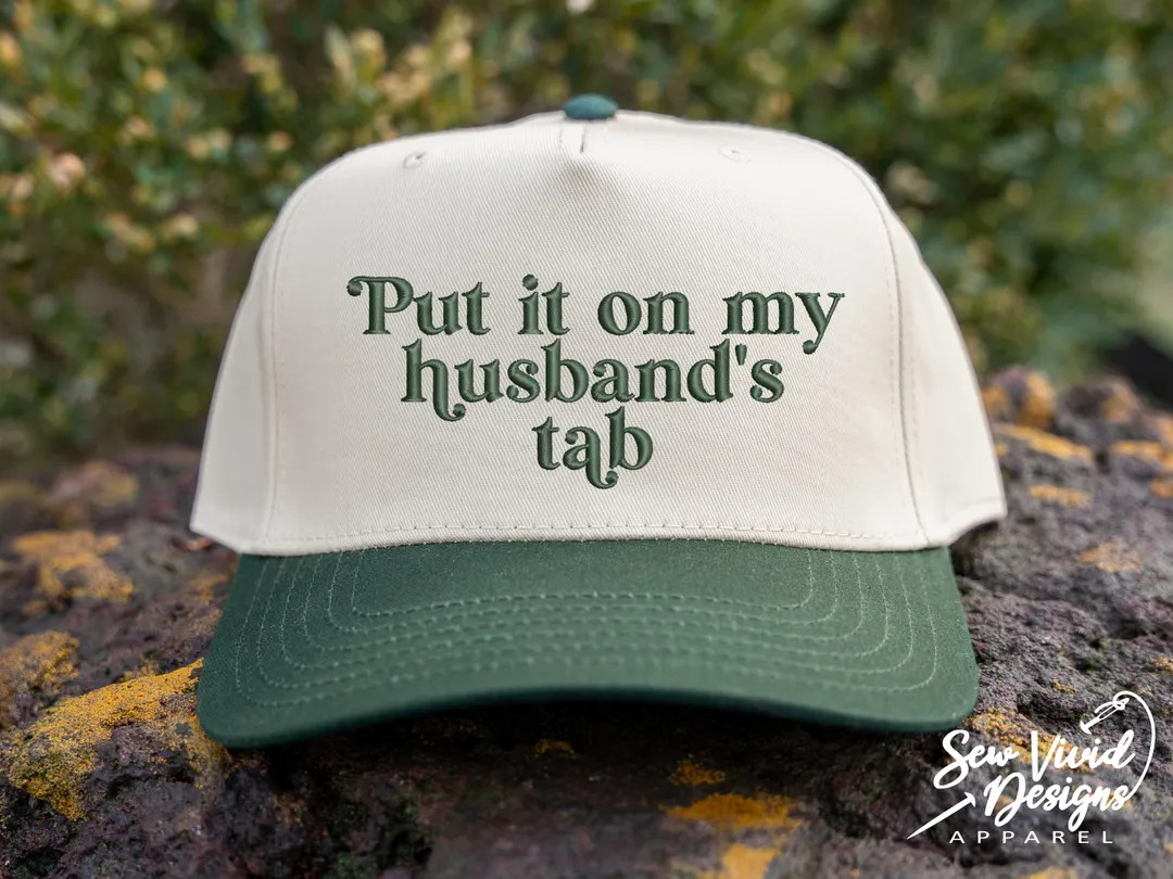 Put It on My Husbands Tab Hat | 5 Panel Two Tone Hat | Snapback Trendy Hat | Sarcastic Gift for W... | Etsy (US)