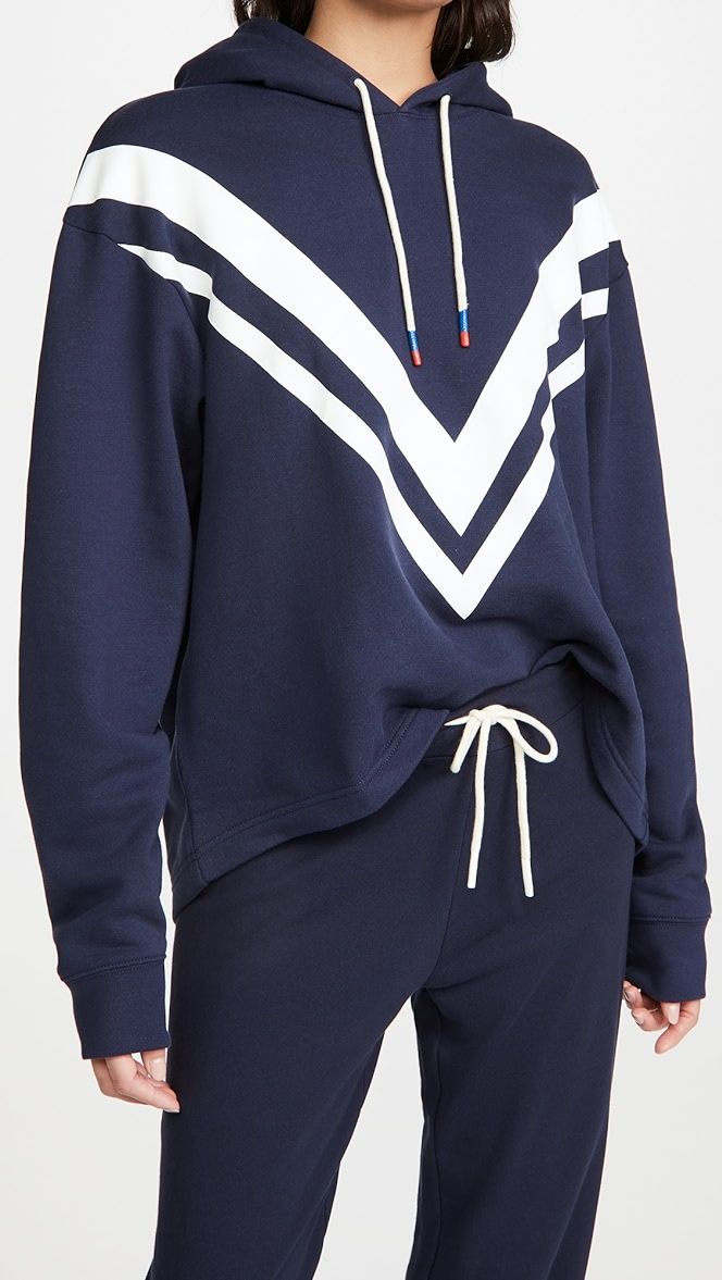 French Terry Chevron Hoodie | Shopbop