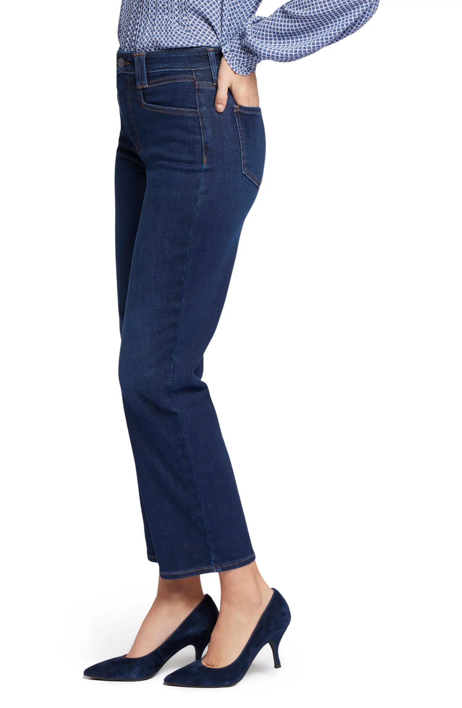 High Waist Ankle Relaxed Straight Leg Jeans | Nordstrom