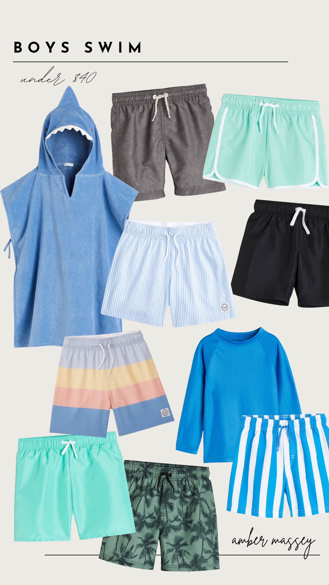 Boys swim under $40!

Spring swim, kids swim, boys swim trunks 

#LTKswim