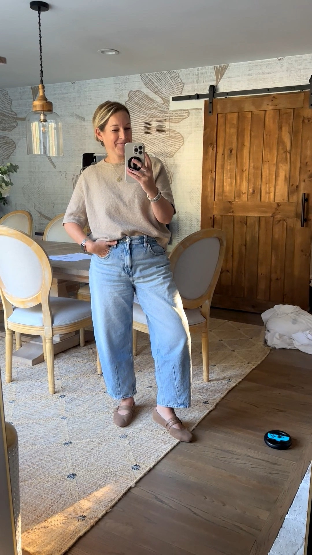 @targetstyle @target
Sized up to a large in this sweater and highly recommend!! It’s the perfect amount of slouch and I got stopped at the door and told how cute I looked in head to toe Target! Jeans are tts and also perfect. Shoes are good but not for literal running around. They were fine until I started hustling and then gave me slight blisters on my heels. Maybe size up, they did feel tight! 



#LTKStyleTip #LTKOver40 #LTKFindsUnder50